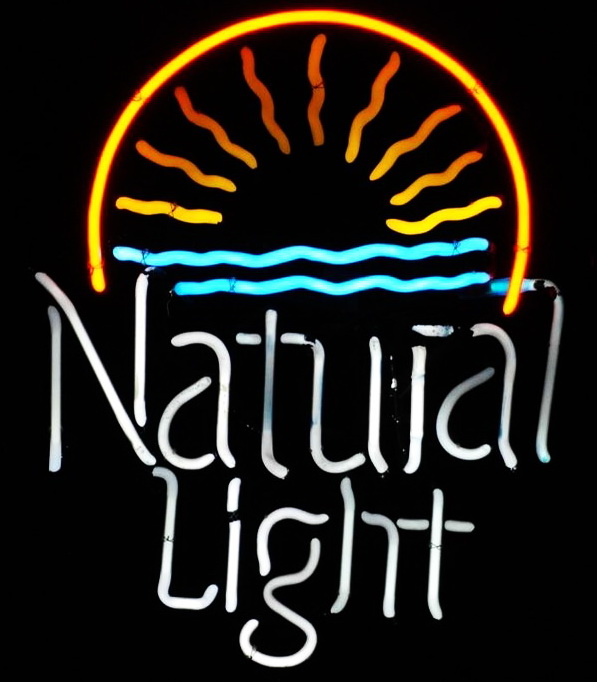 Natural Light Sunset Neon Sign
